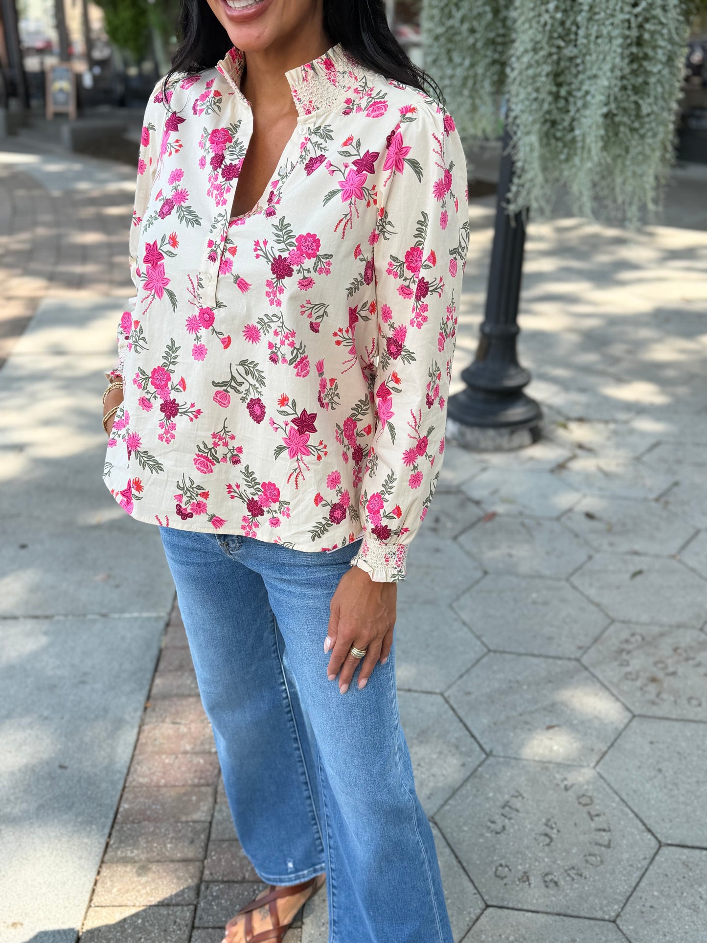 Kimberly mist flower top
