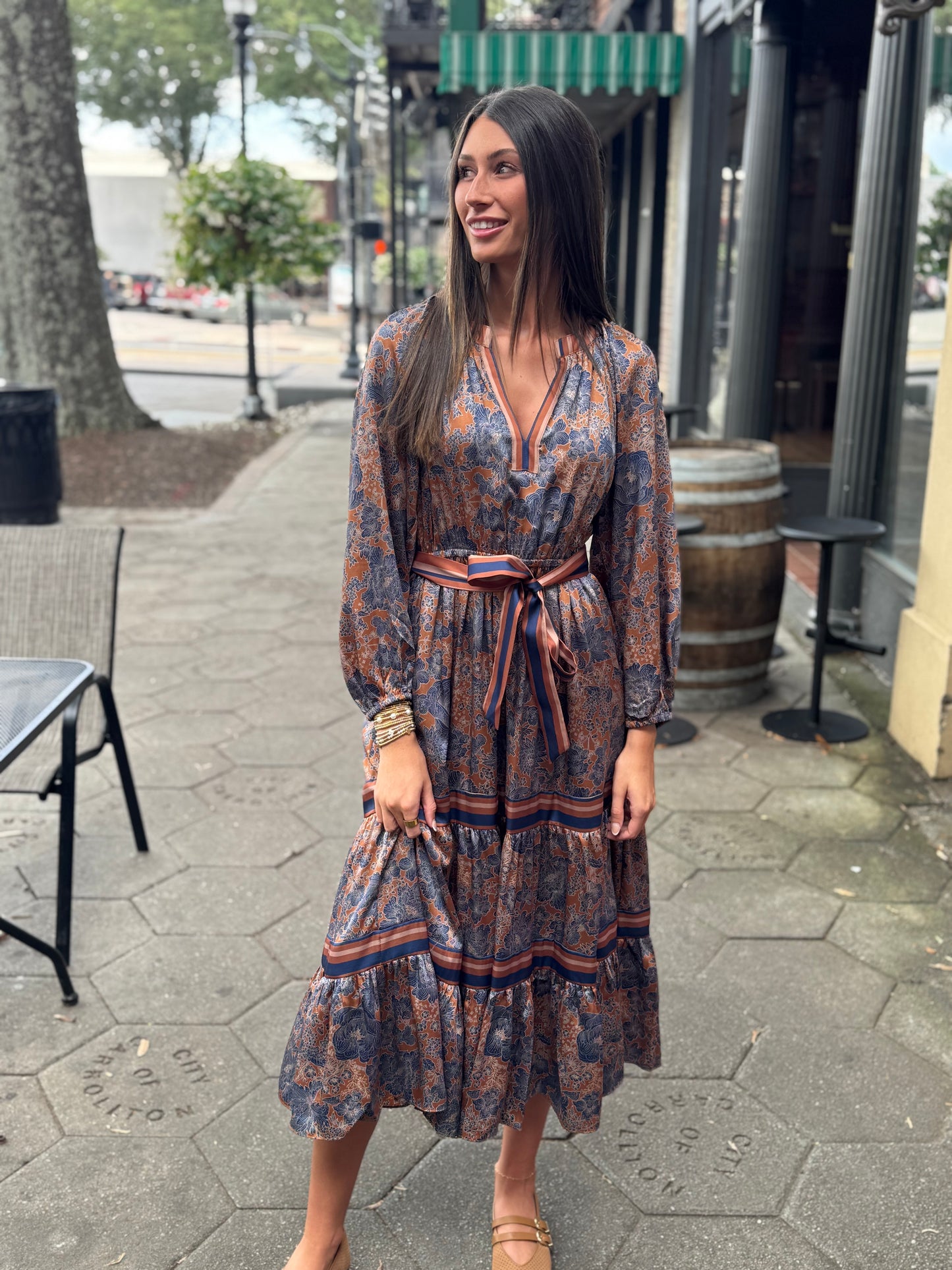 Ellis tie dress