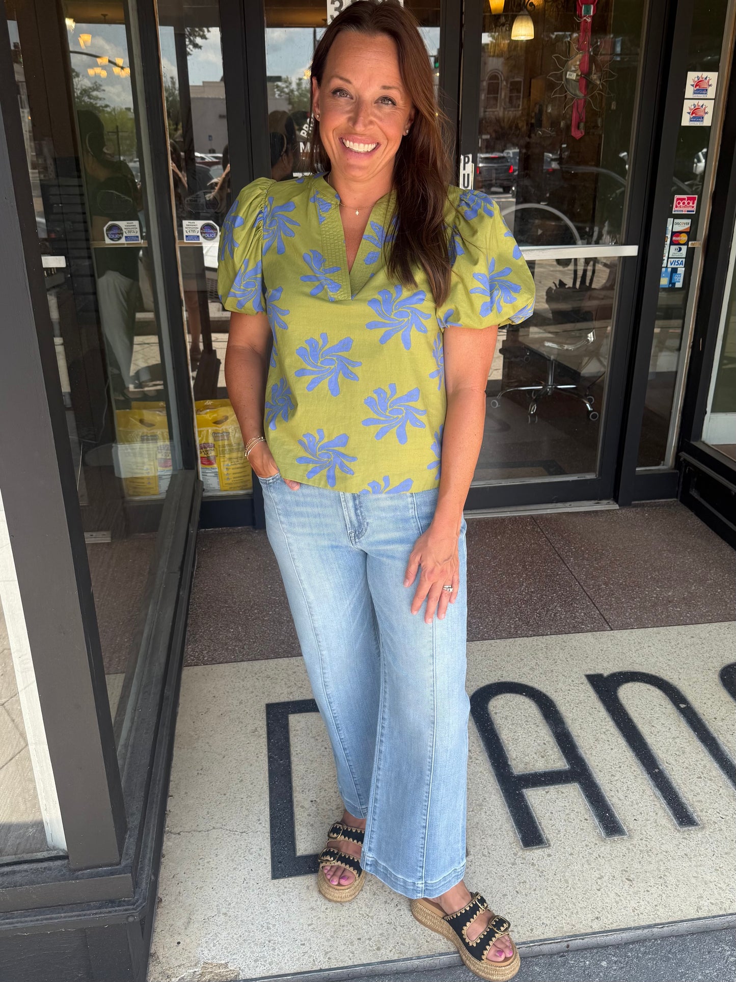 Avocado blue top