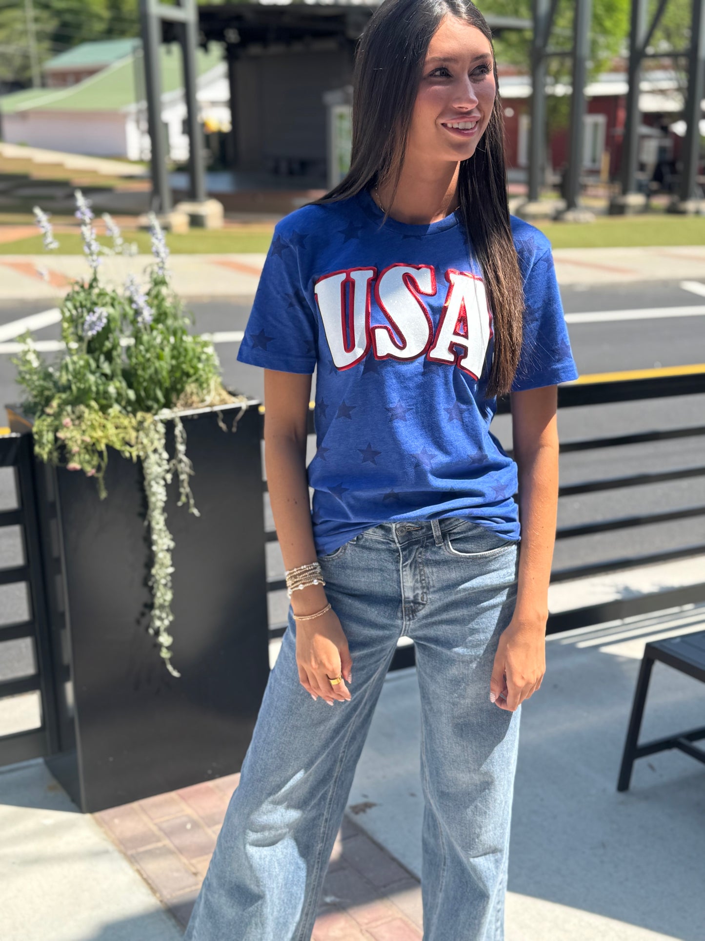 USA star tee