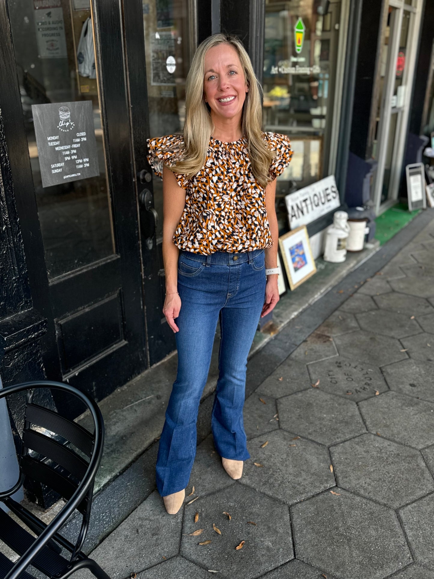 Spanx flare jeans