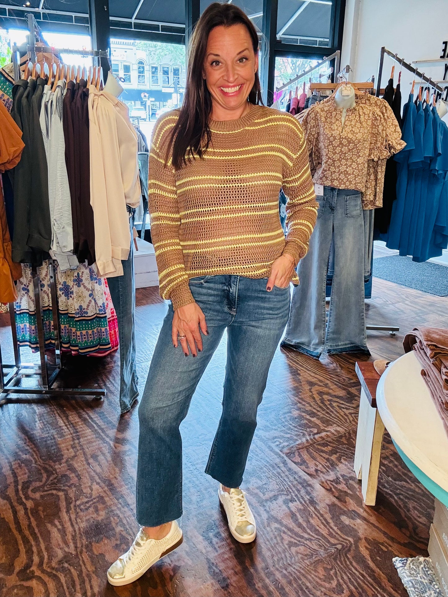 Ellen cropped straight jeans