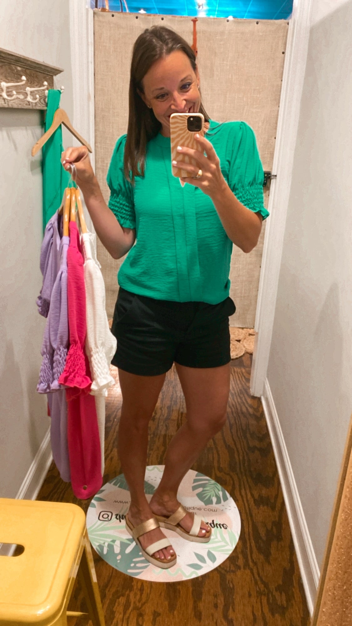 Eden pleat top