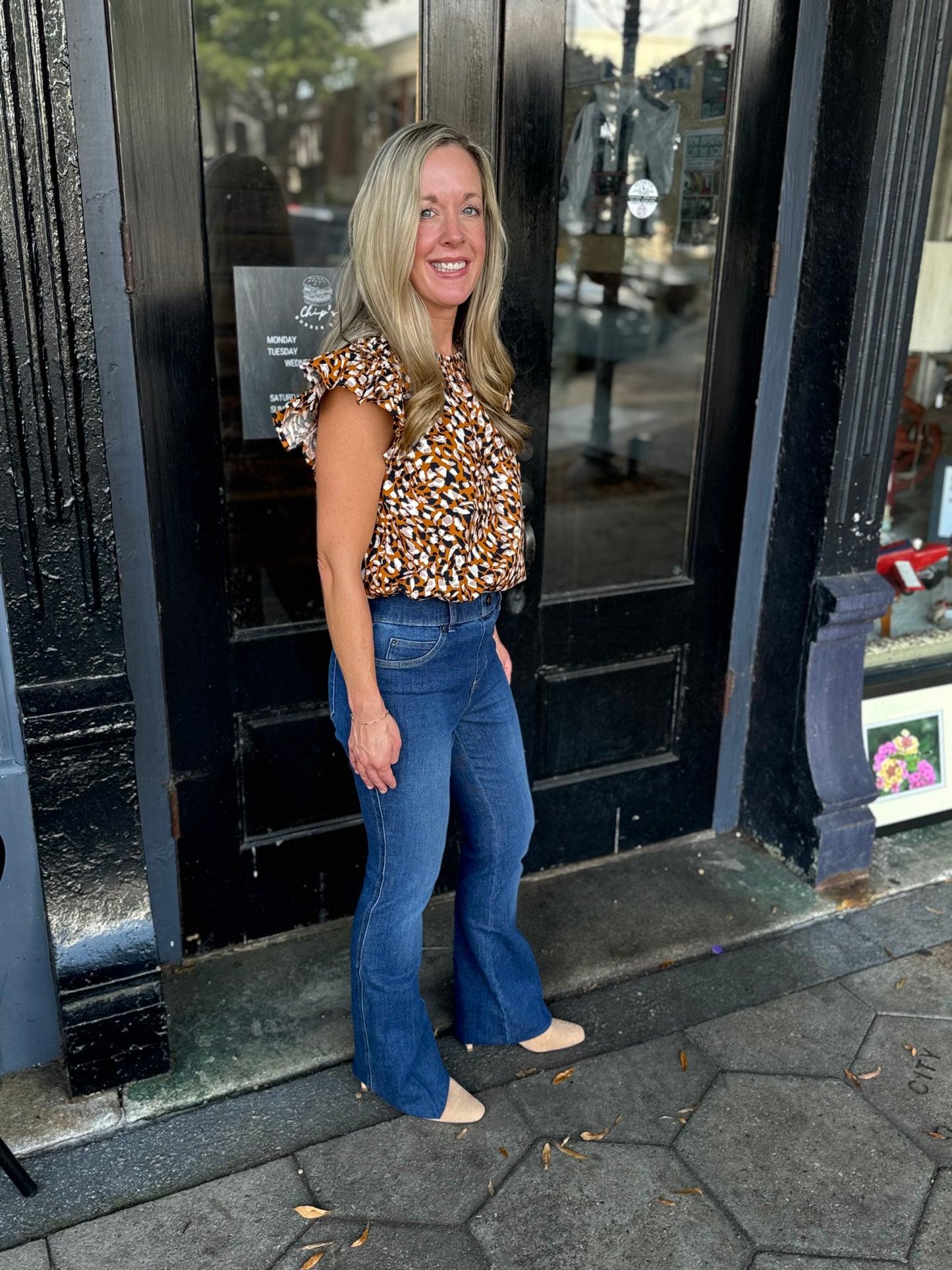 Spanx flare jeans
