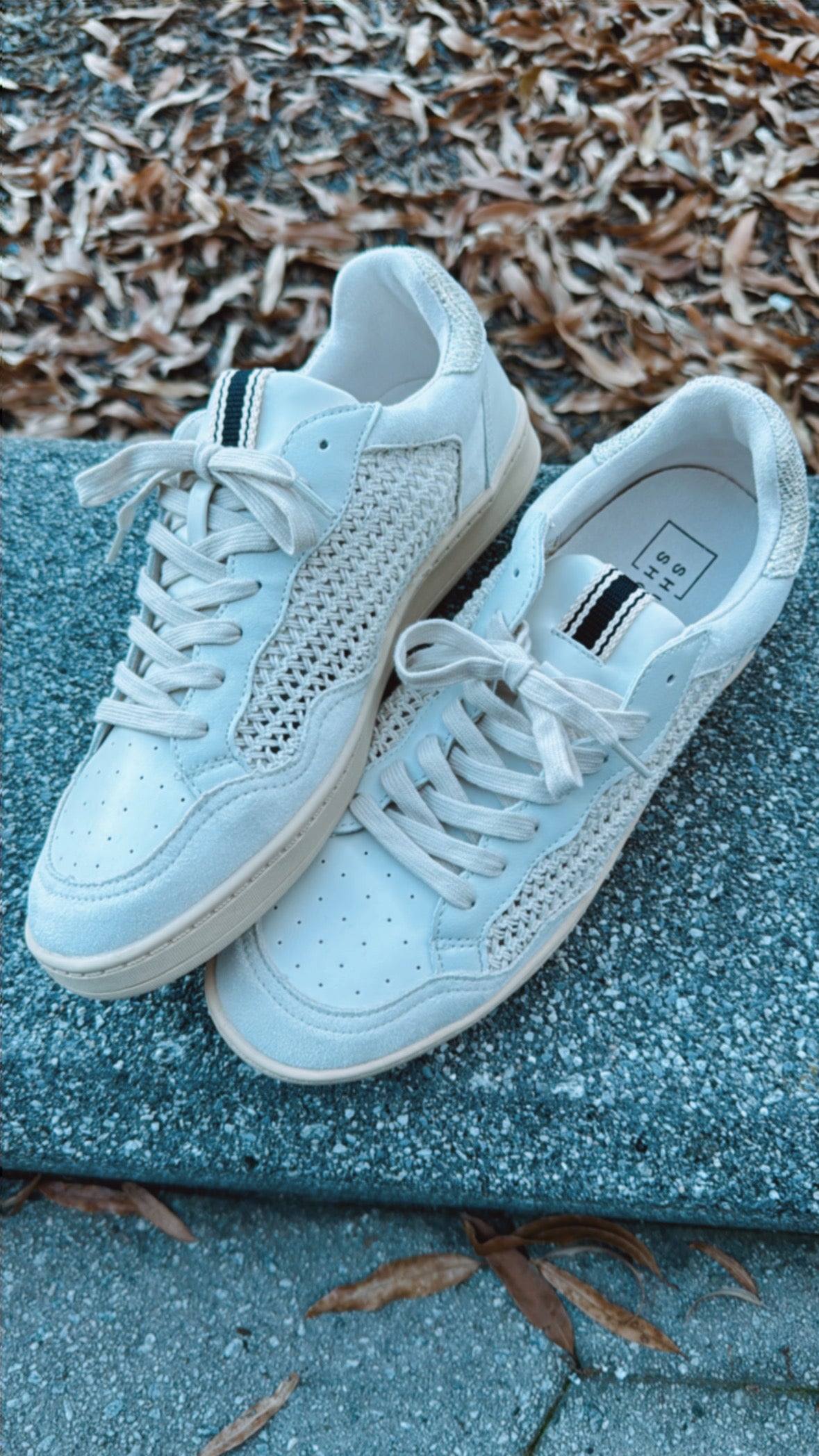 Roma woven sneakers