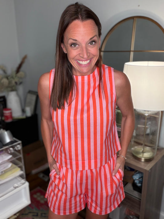 Punch coral top