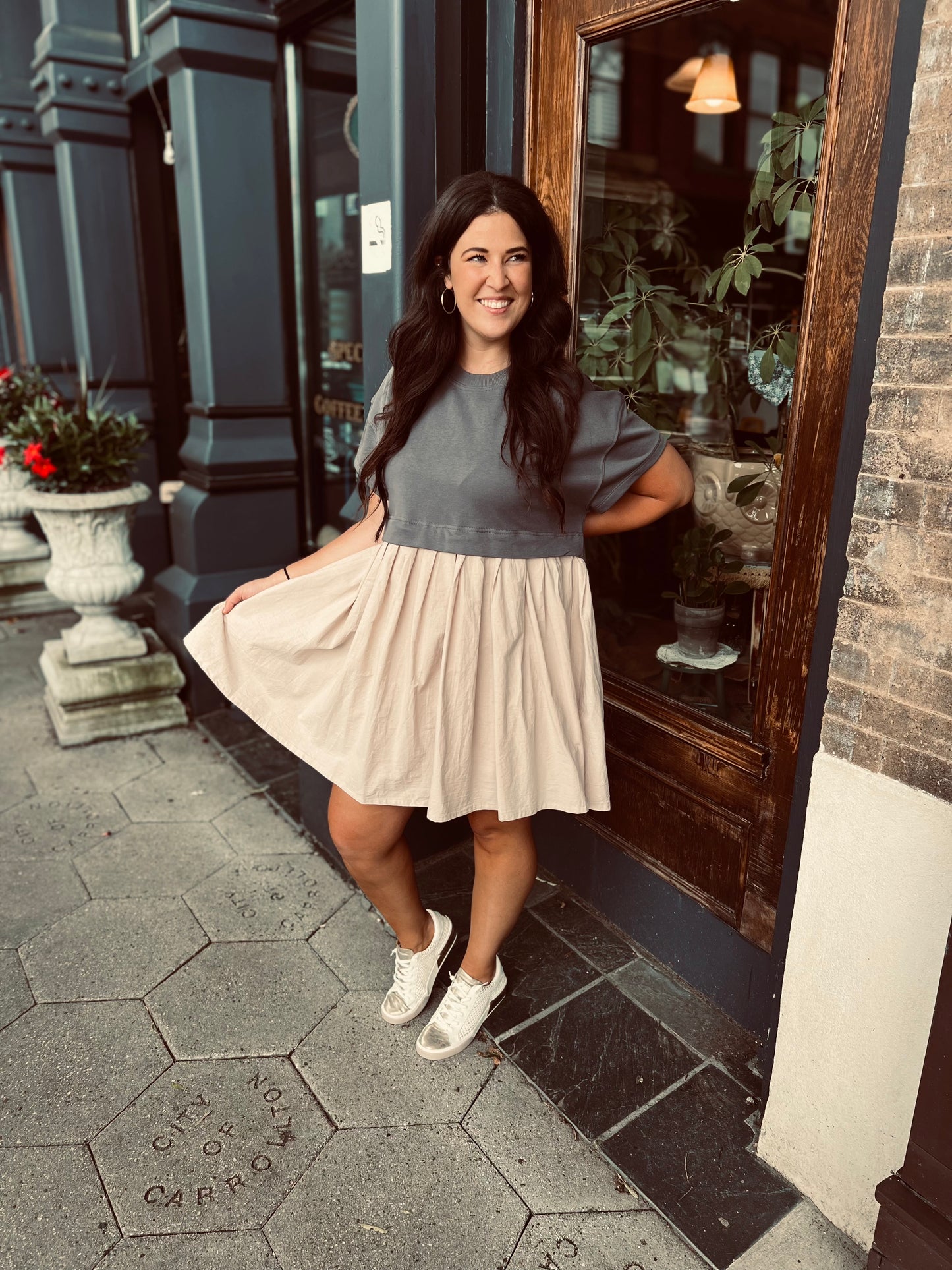 Free Spirit contrast dress