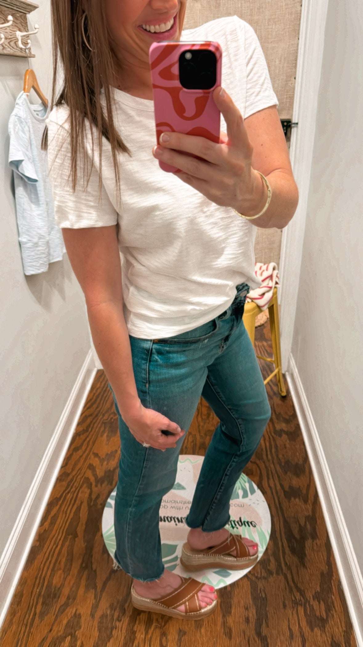 Erin Gray classic white tee