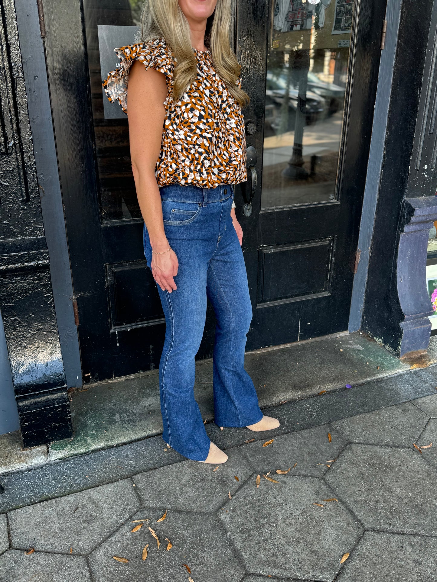 Spanx flare jeans
