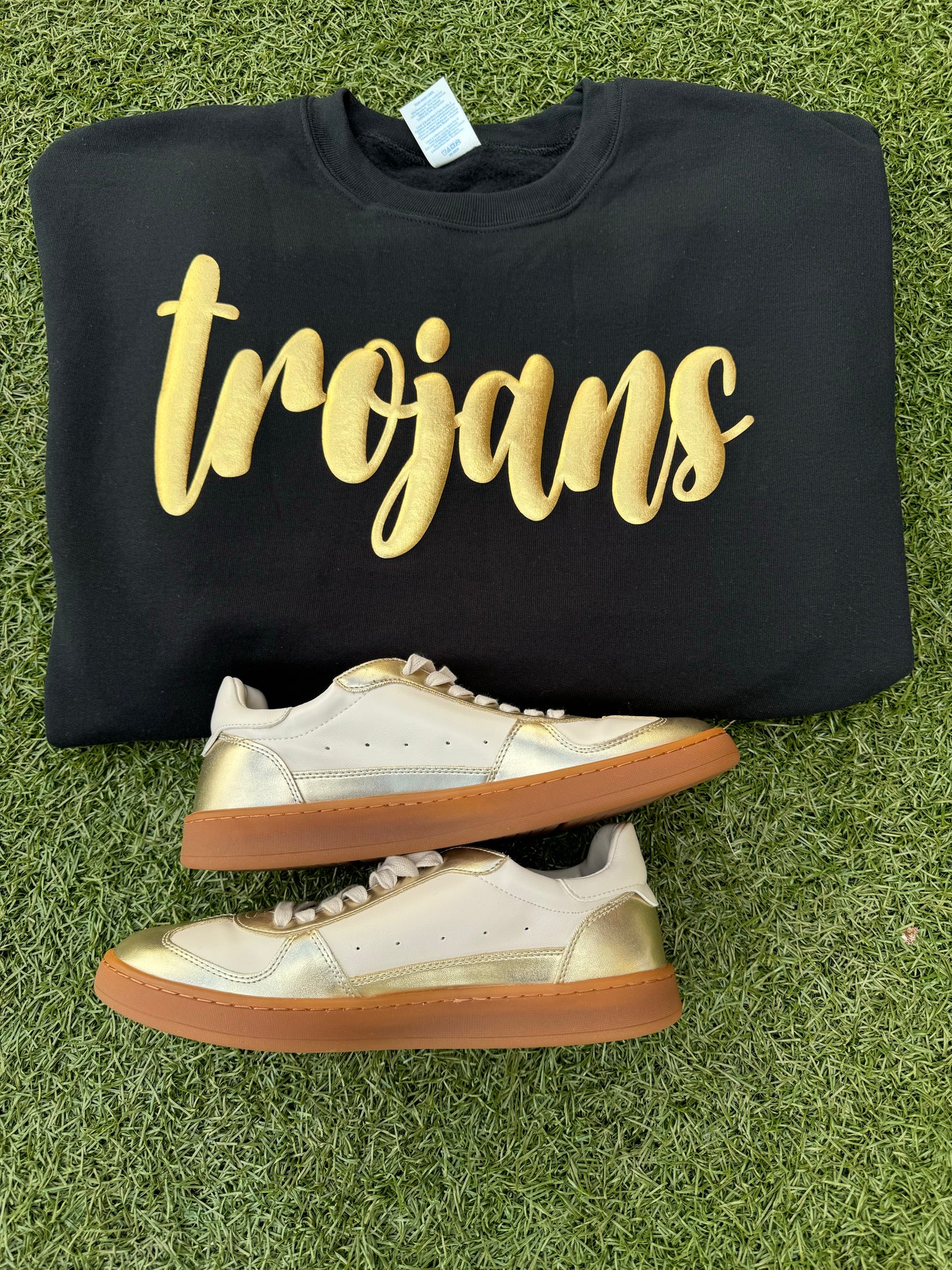 Trojans Metallic Puff Sweatshirt