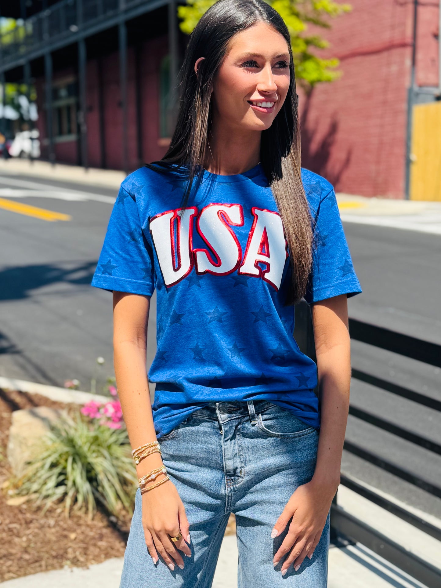 USA star tee
