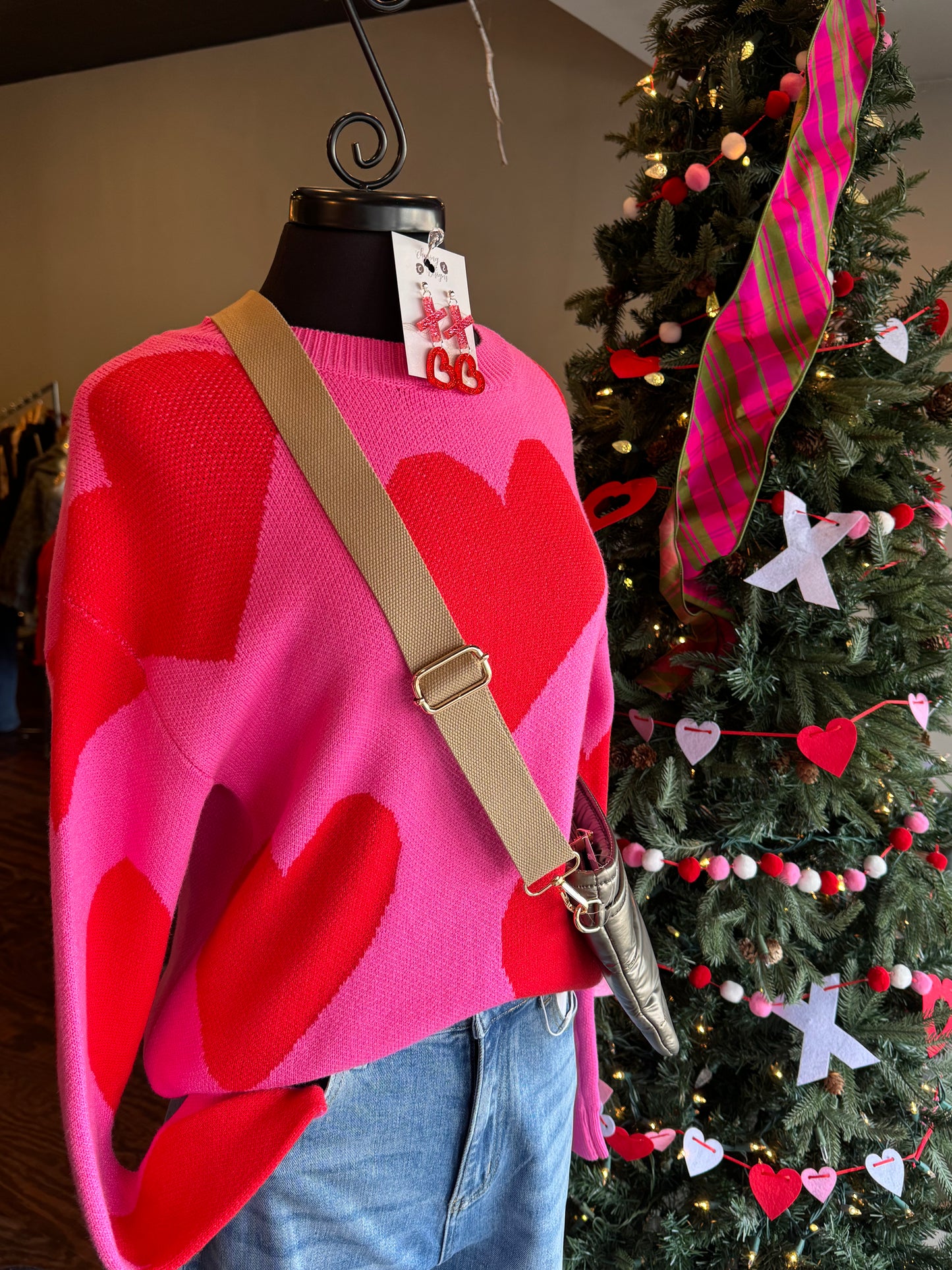 Big heart sweater