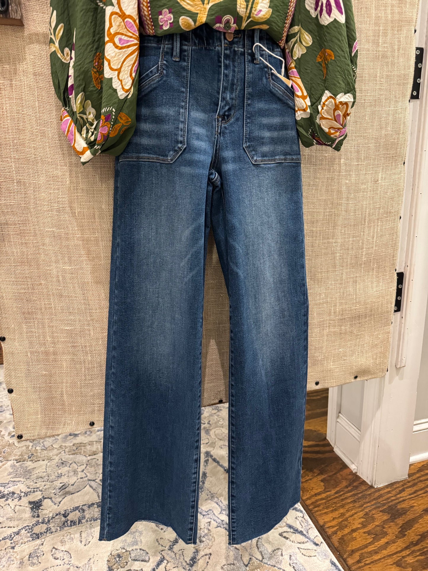 Charlie patch pocket jeans