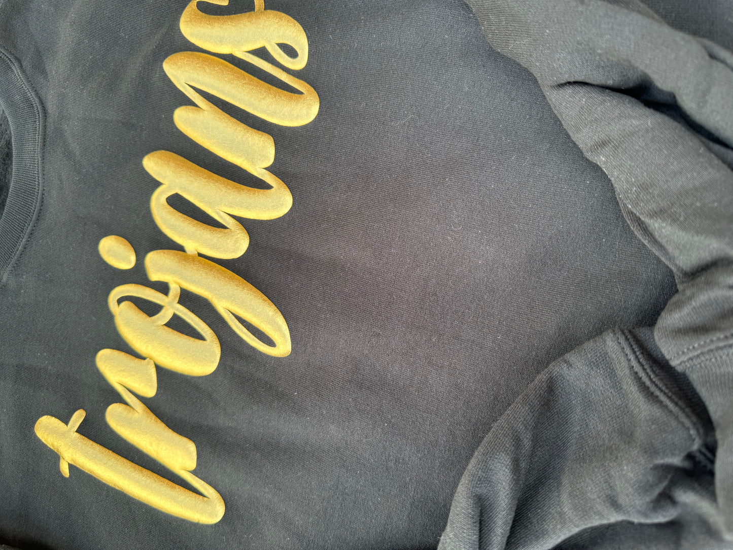 Trojans Metallic Puff Sweatshirt