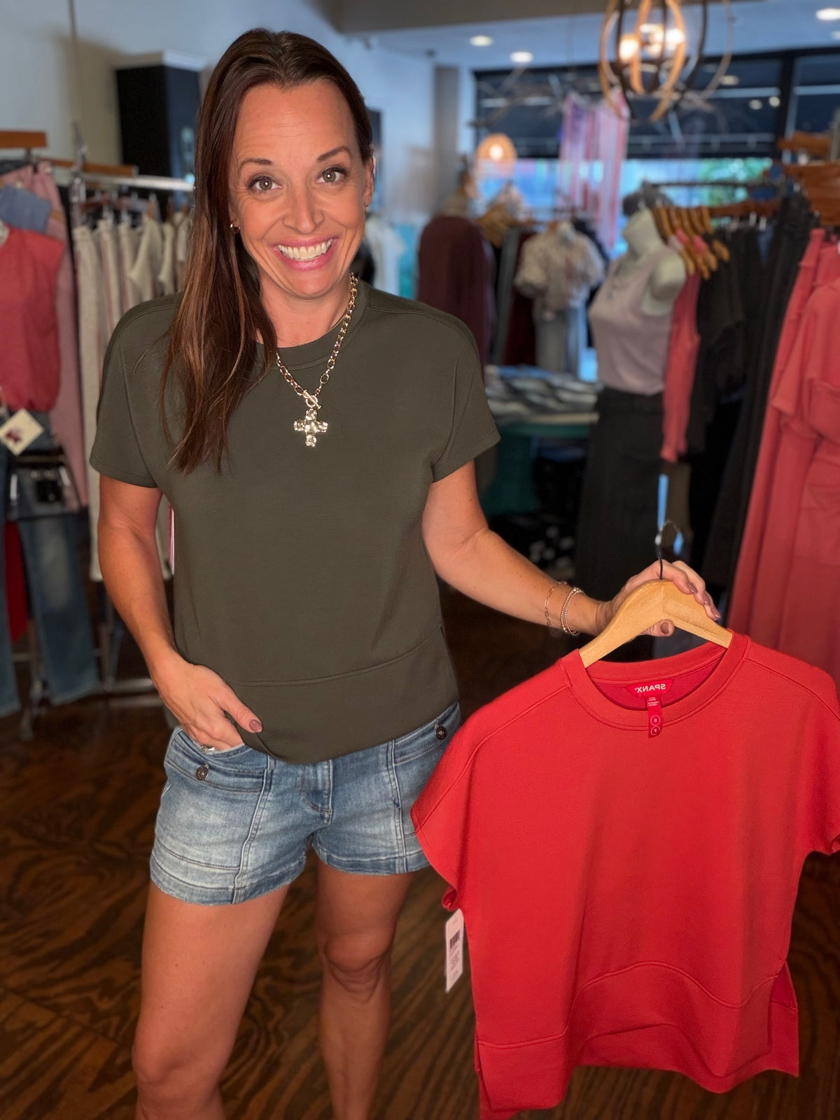 Spanx AE Crewneck tee