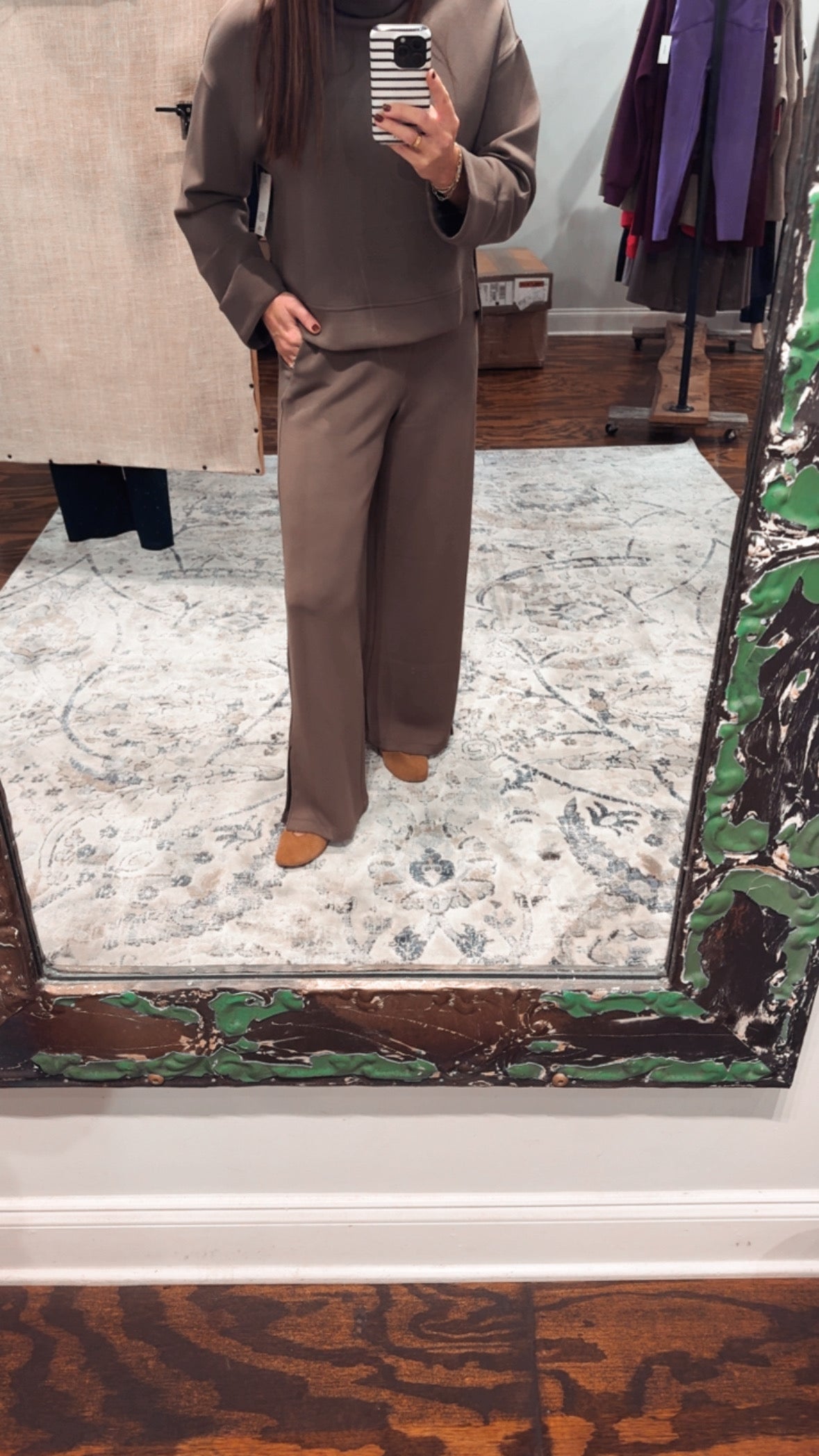 Spanx mineral wide leg pant
