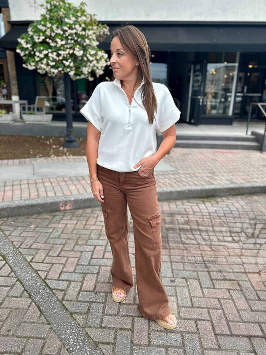Risen espresso cargo pants