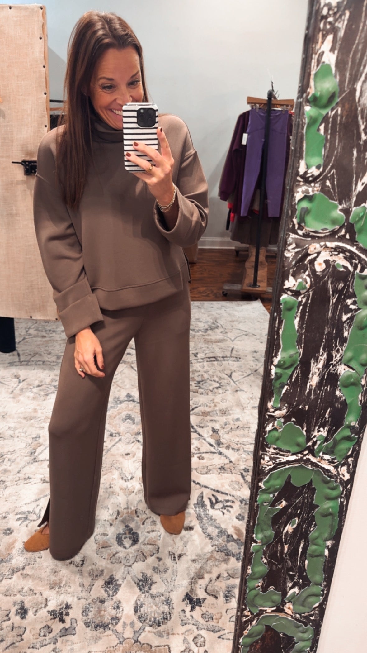 Spanx mineral wide leg pant