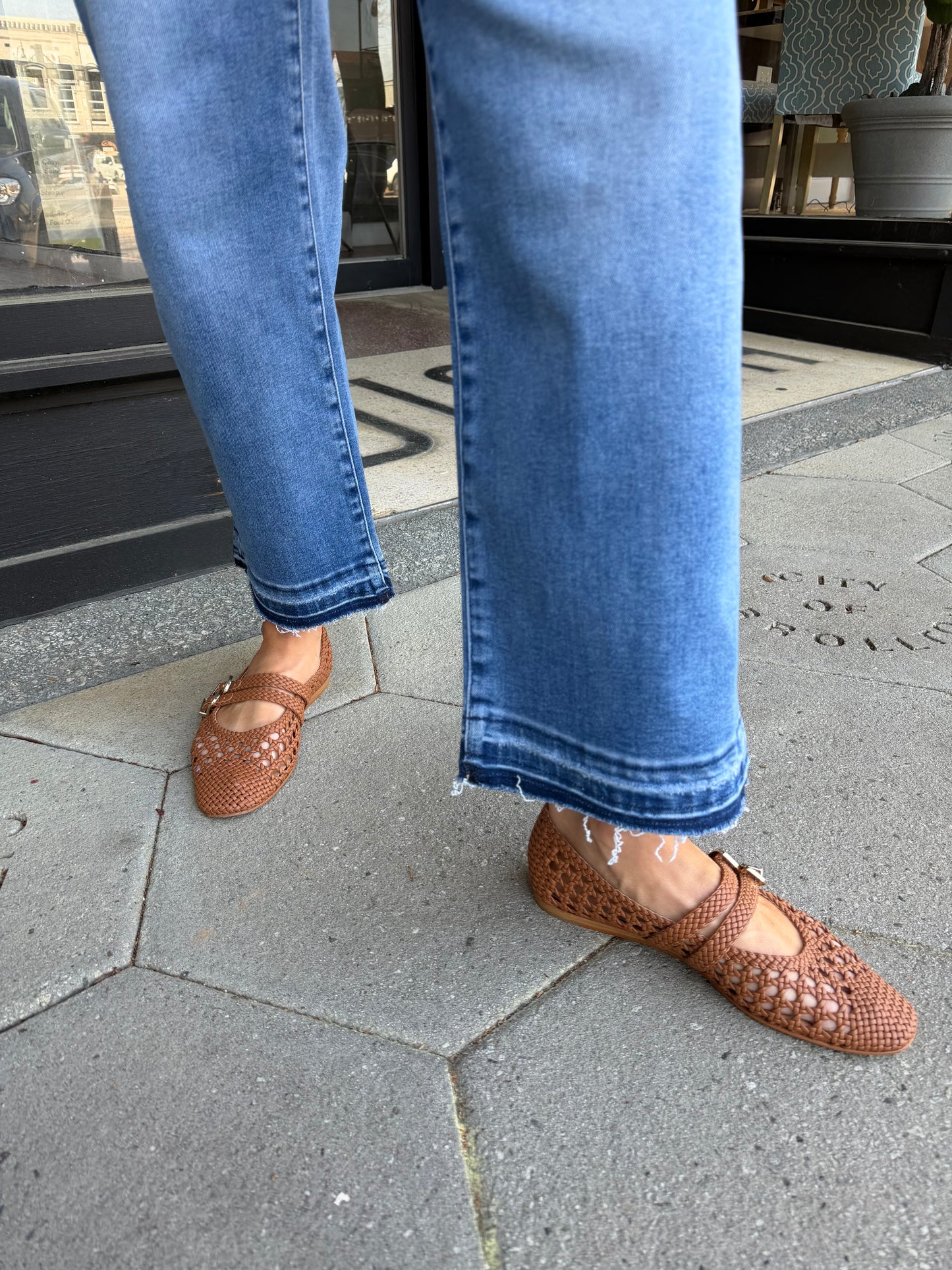 Slouchy boyfriend jeans