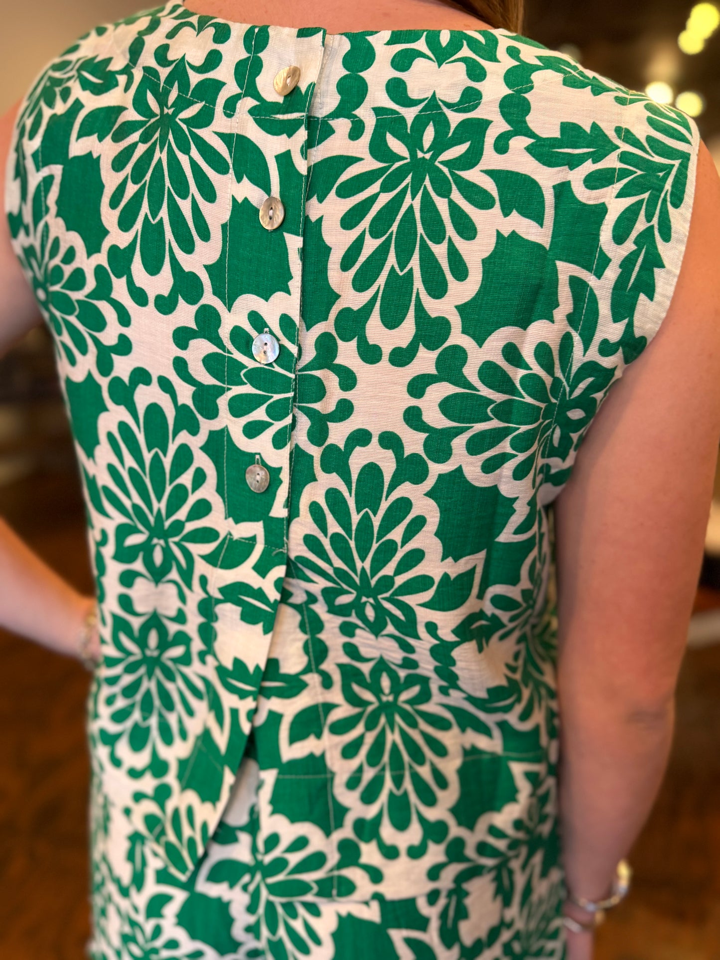 Green print button back top