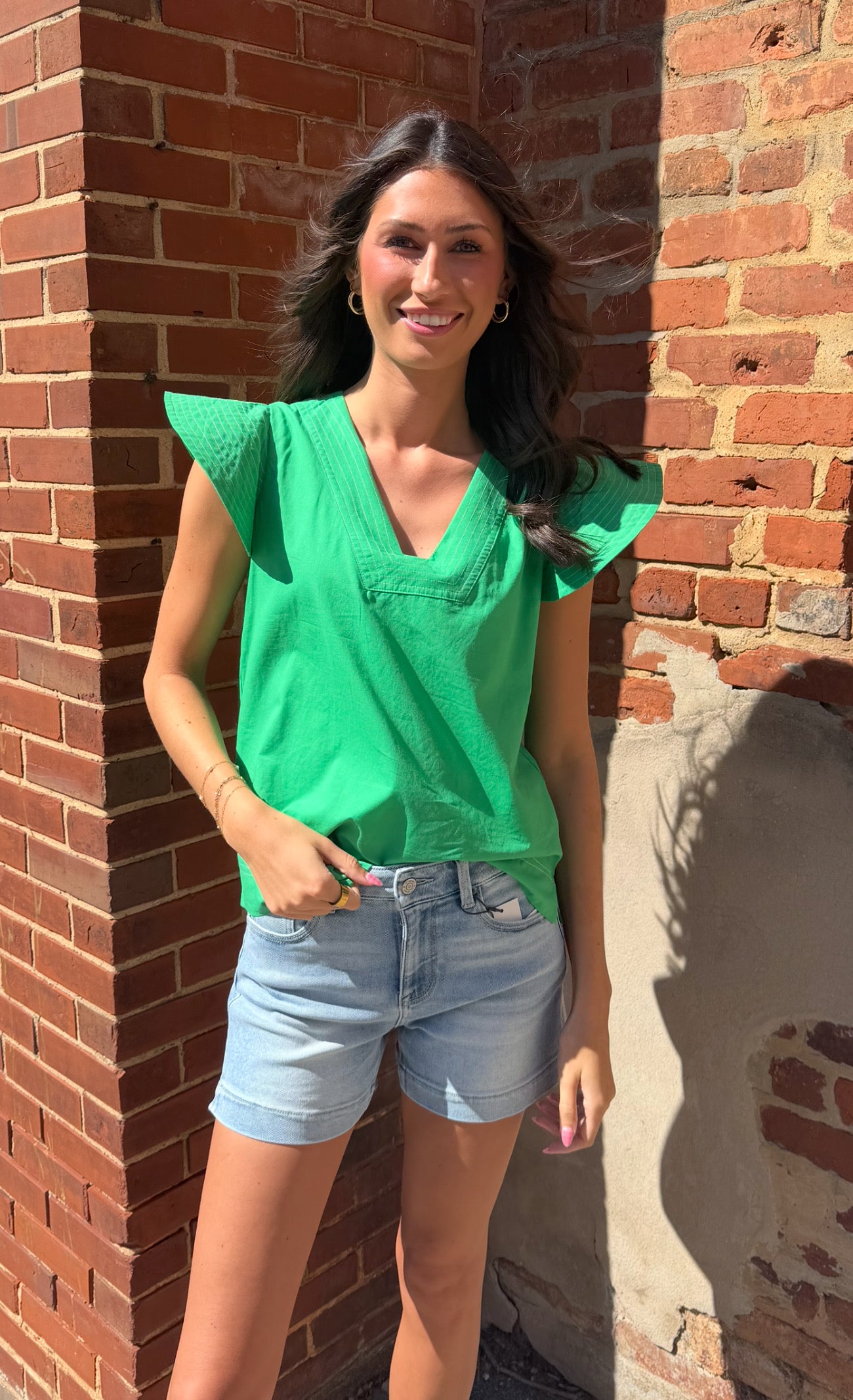 Josie denim shorts