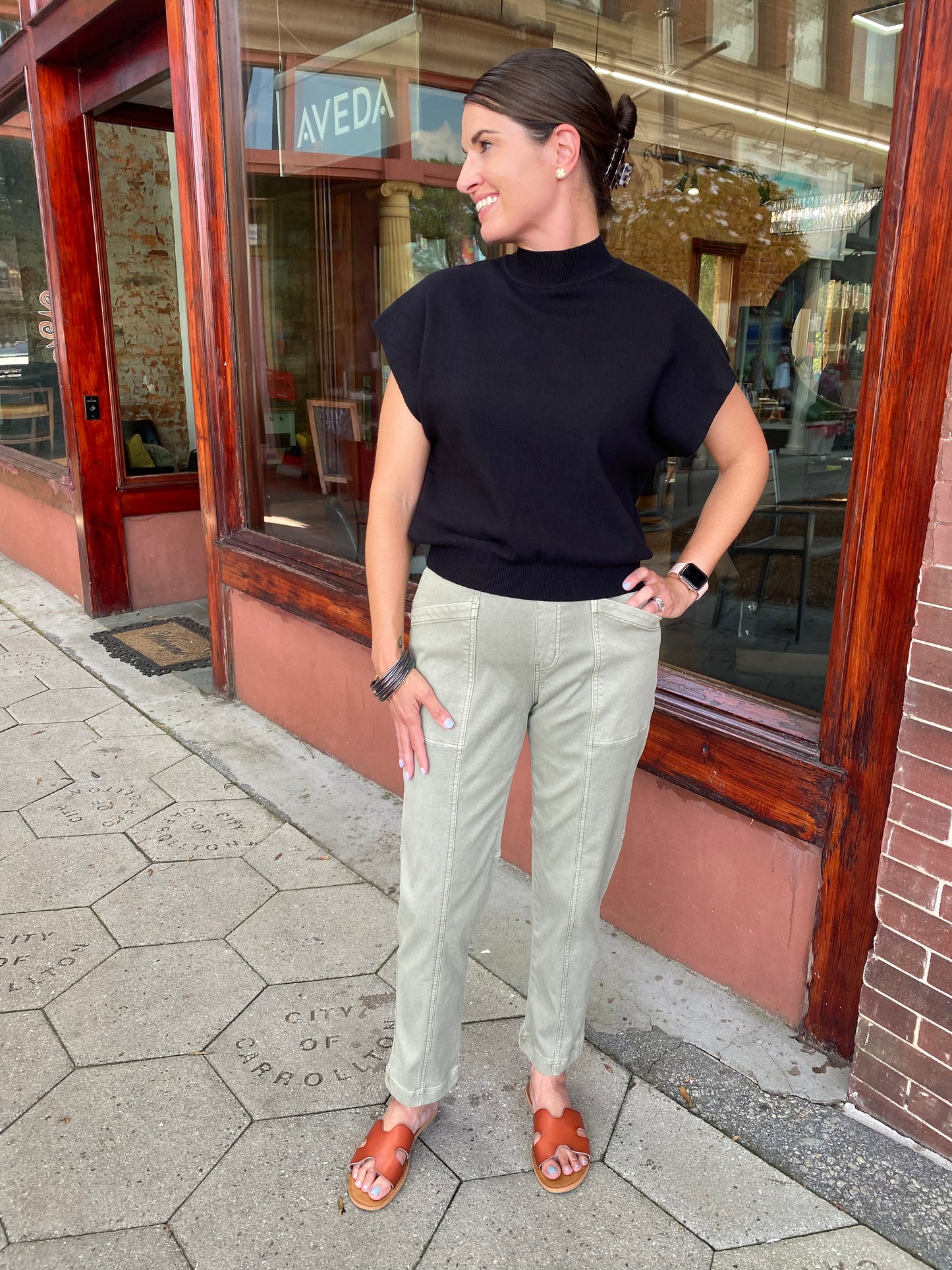 Spanx twill pants – Main Street Boutique Carrollton GA