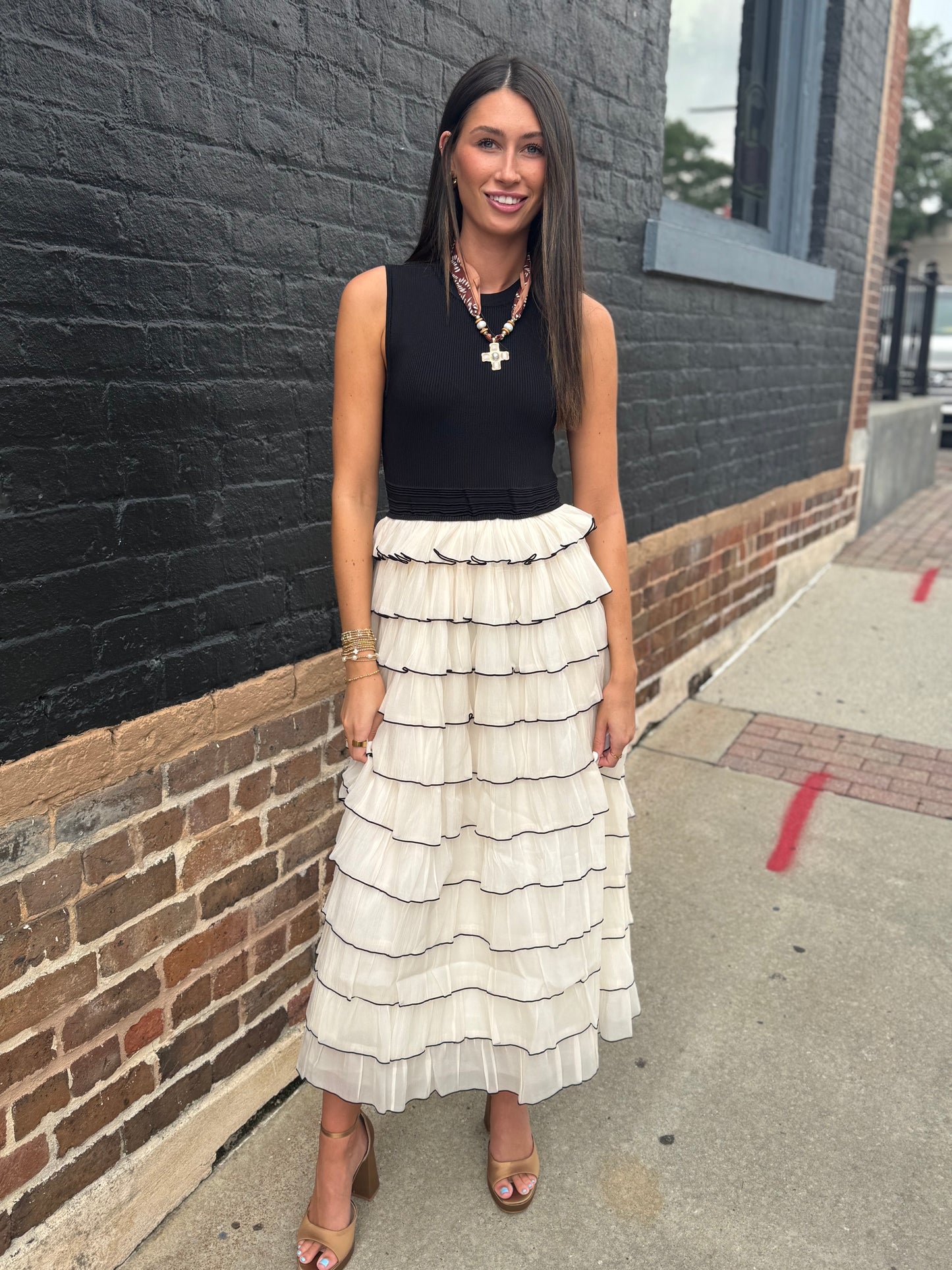 Here for the frills dress