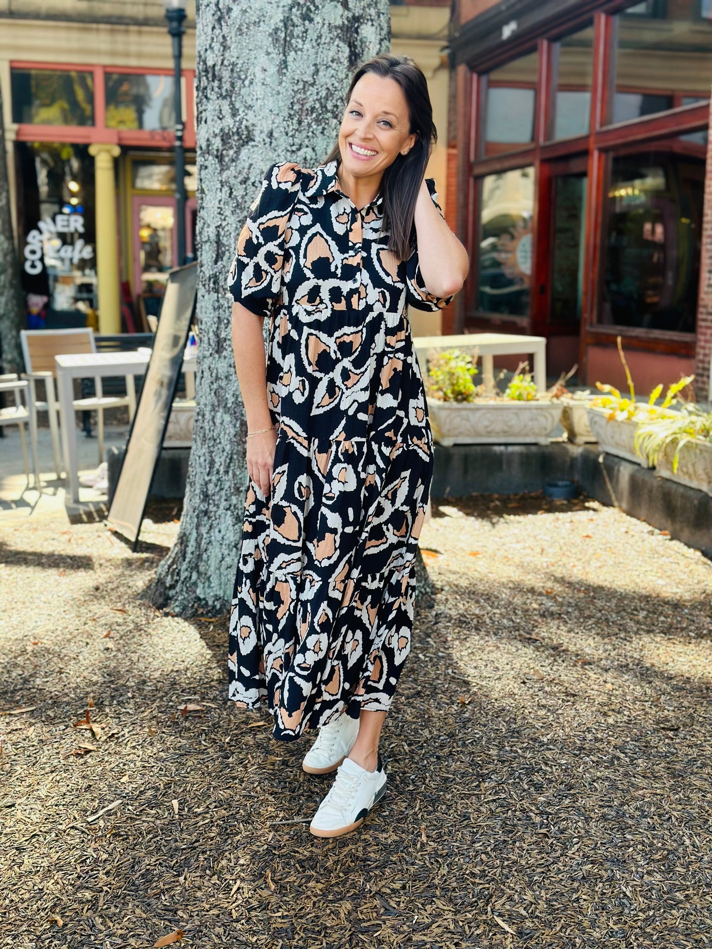 Ikat Midi dress