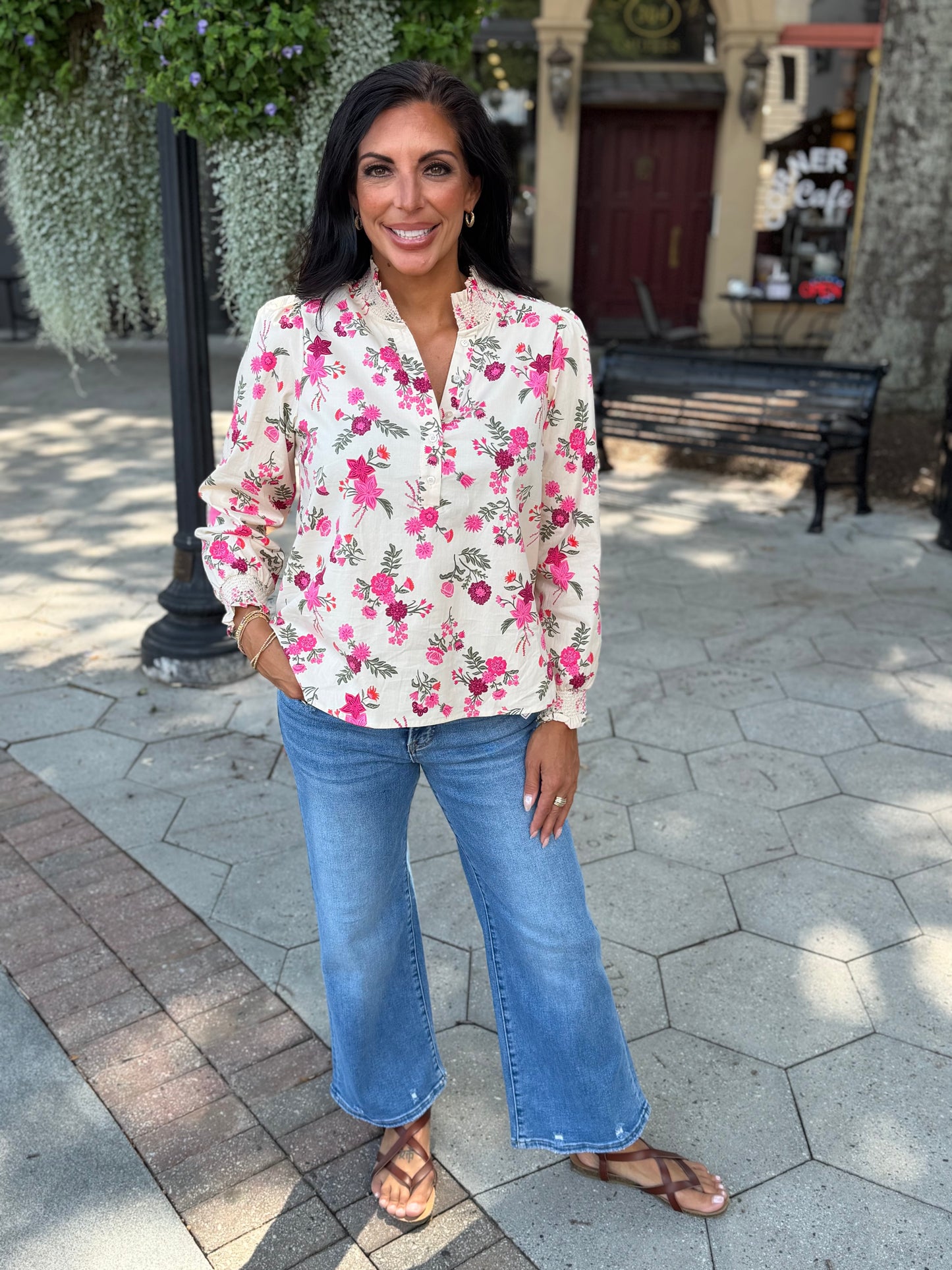 Kimberly mist flower top