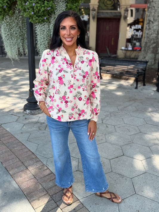 Kimberly mist flower top