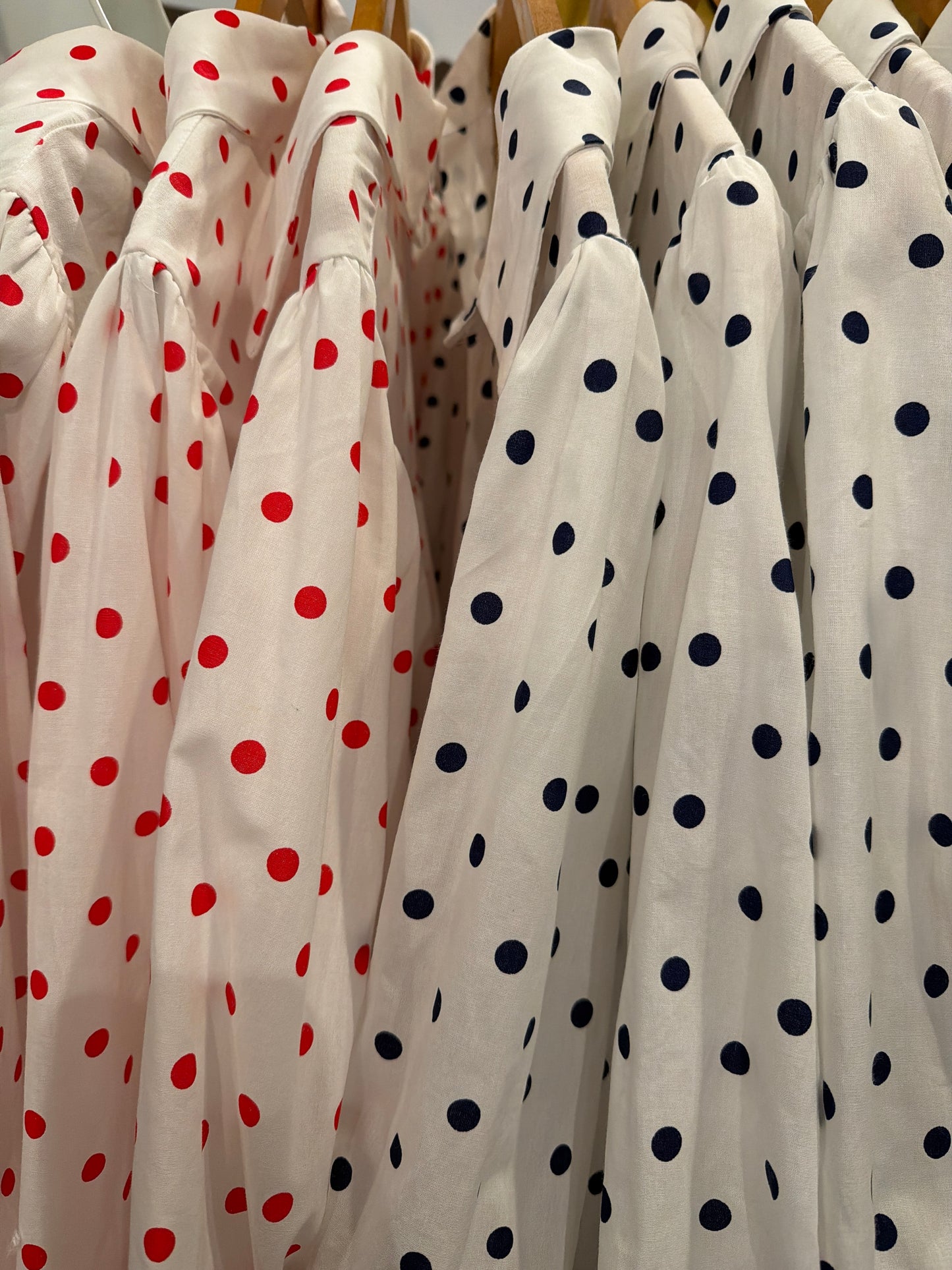 Playful polka dot top