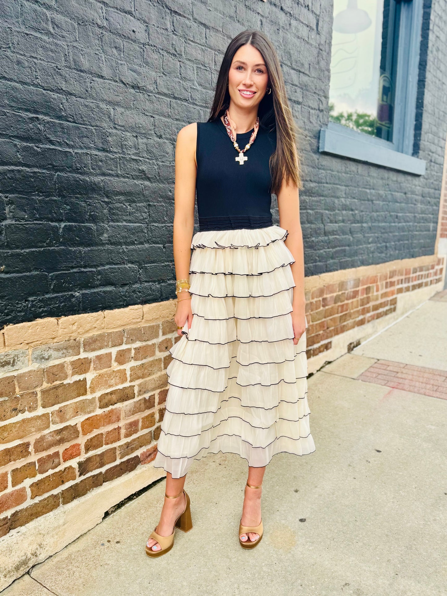 Here for the frills dress