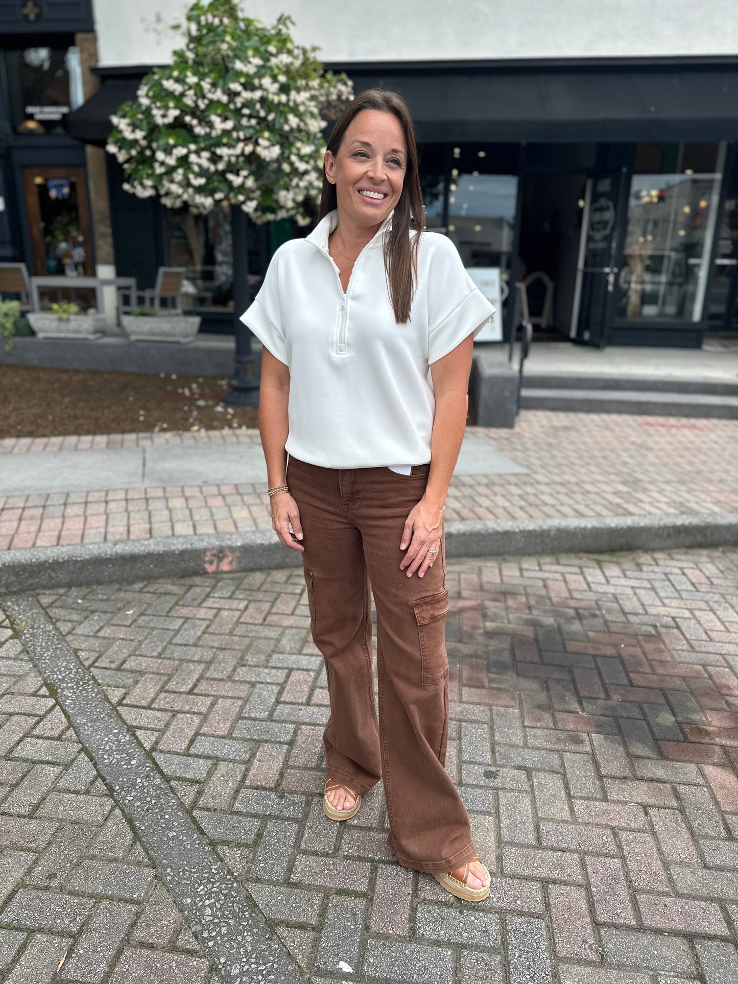 Risen espresso cargo pants