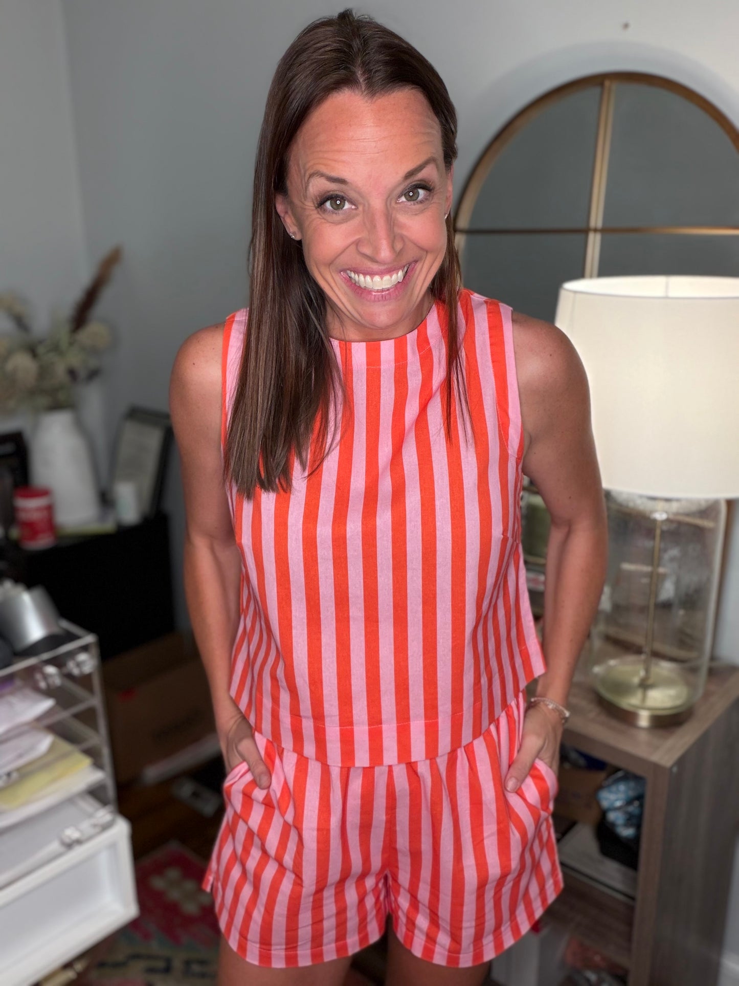 Punch coral top