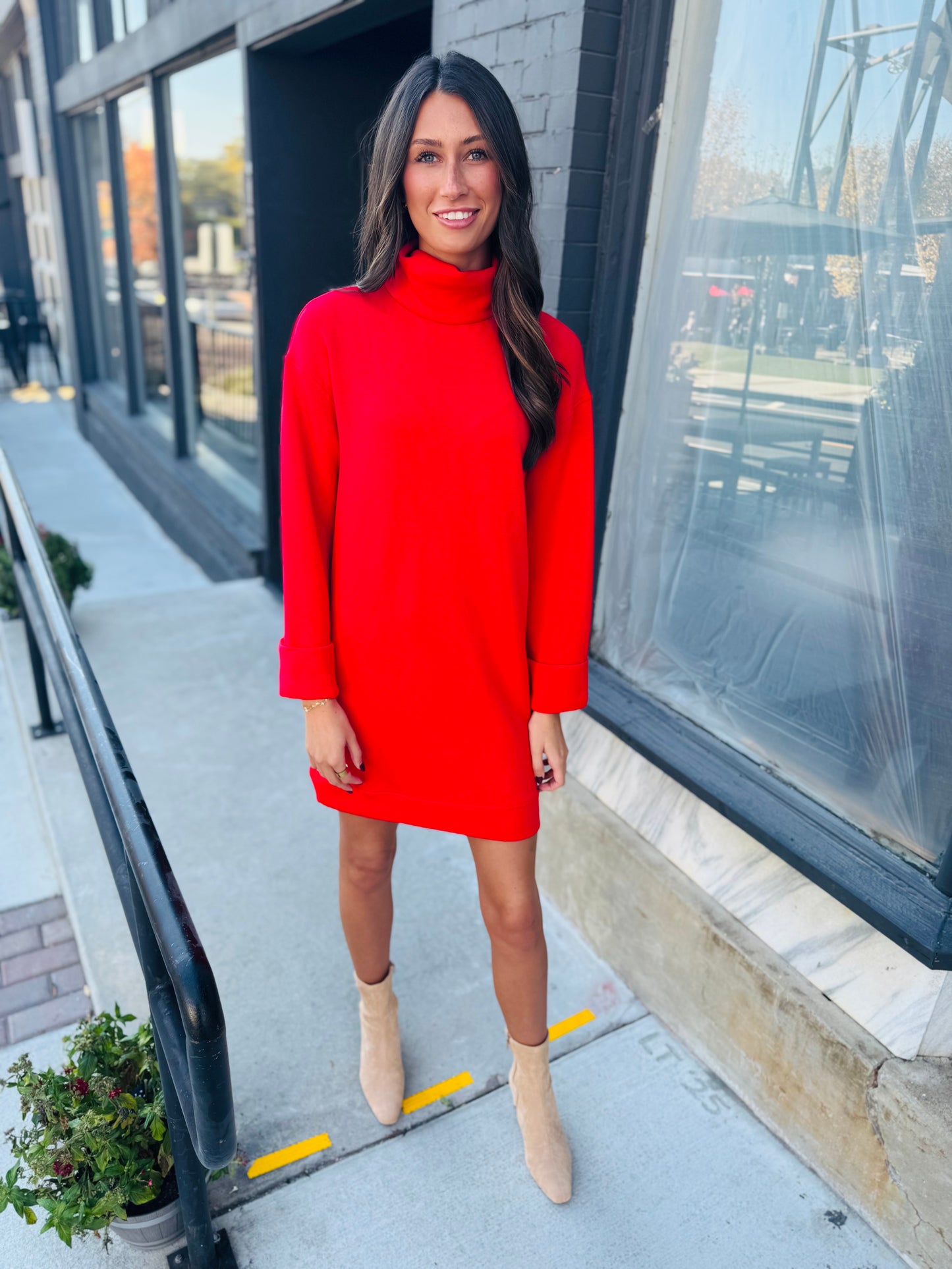 Spanx turtleneck dress