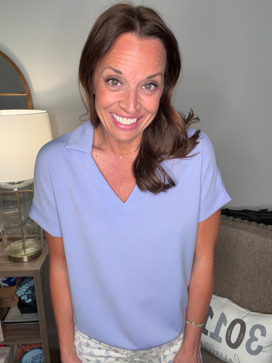 Modal v-neck top