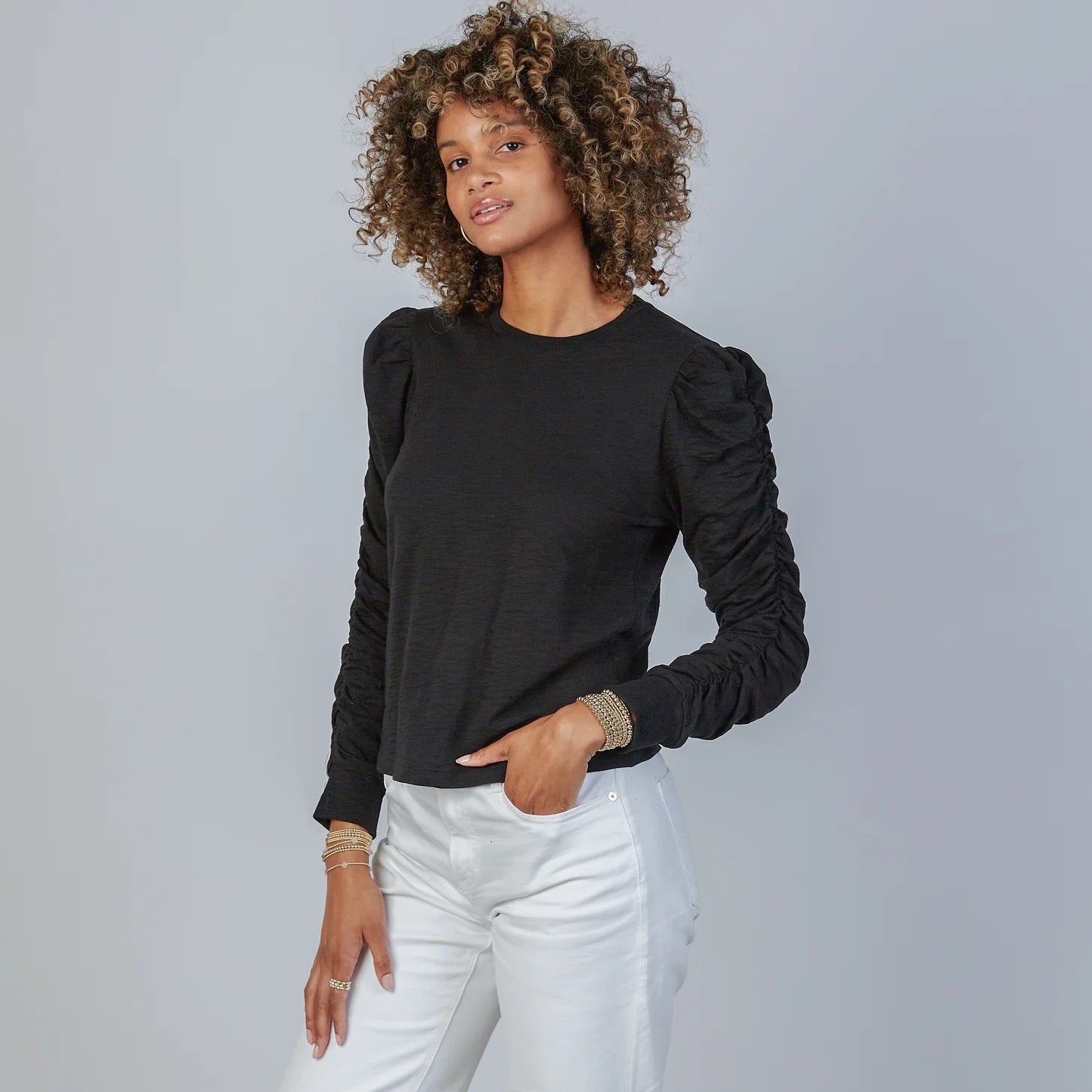 EG Elle ruched long sleeve