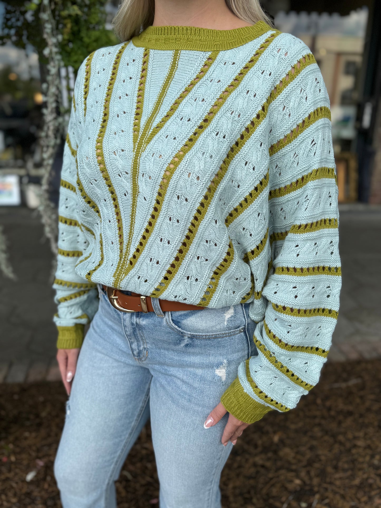 Lemon grass sweater