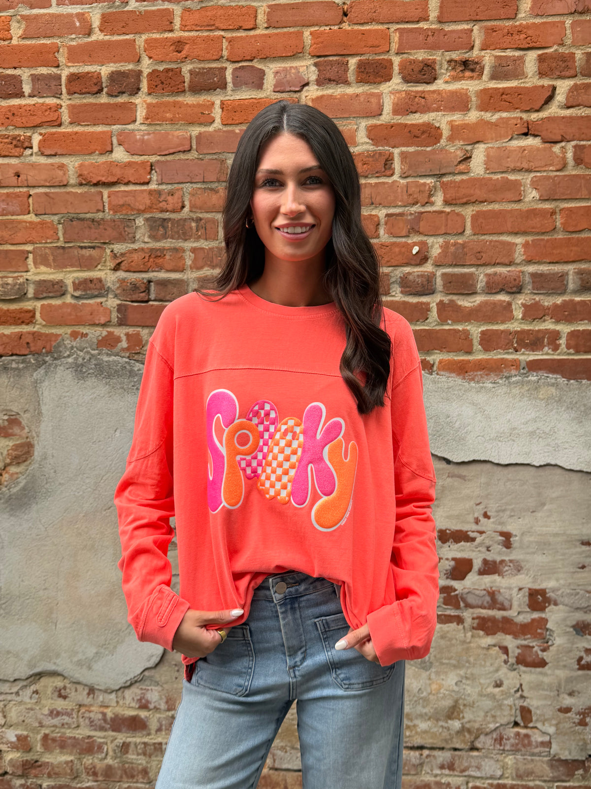 Spooky coral long sleeve
