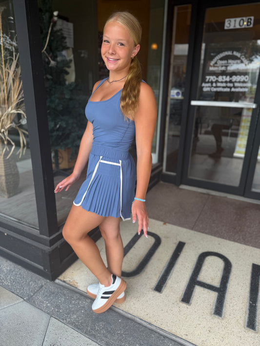 Paradise blue romper
