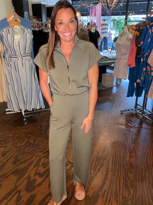 Spanx pintuck jumpsuit