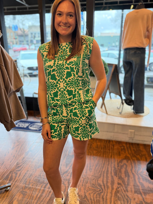 Green print button back top