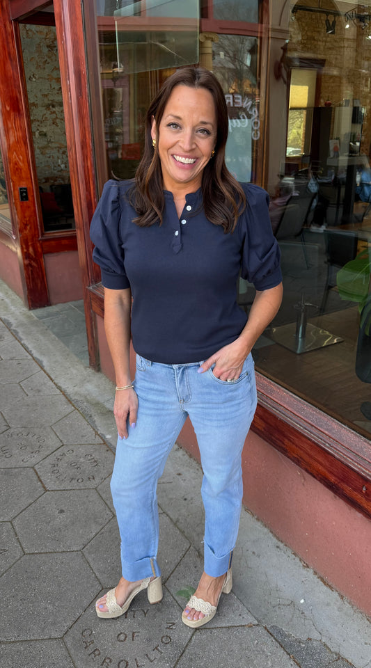 Cora cuffed jeans