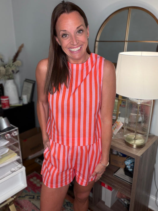 Punch coral top