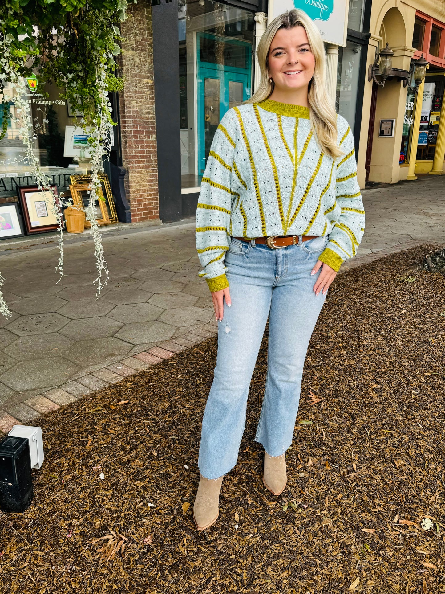 Lemon grass sweater