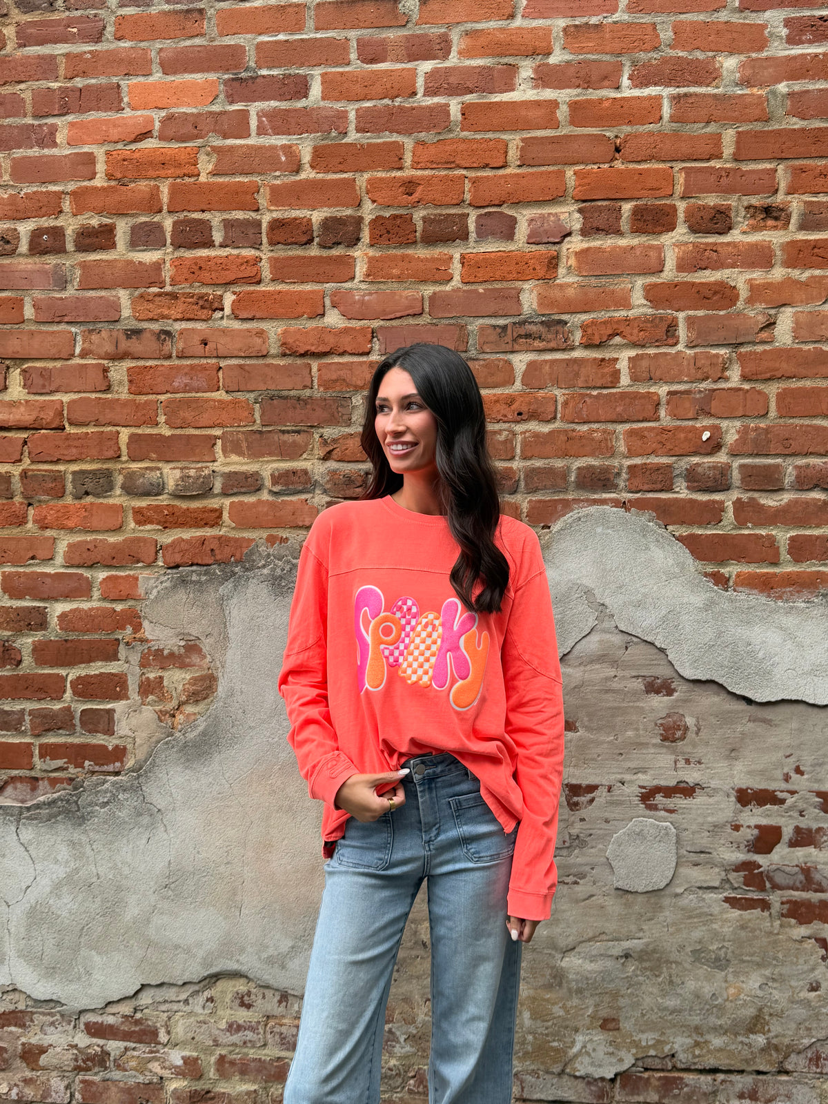 Spooky coral long sleeve