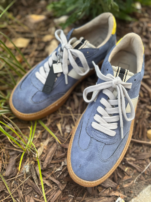 Stacey blue suede sneakers