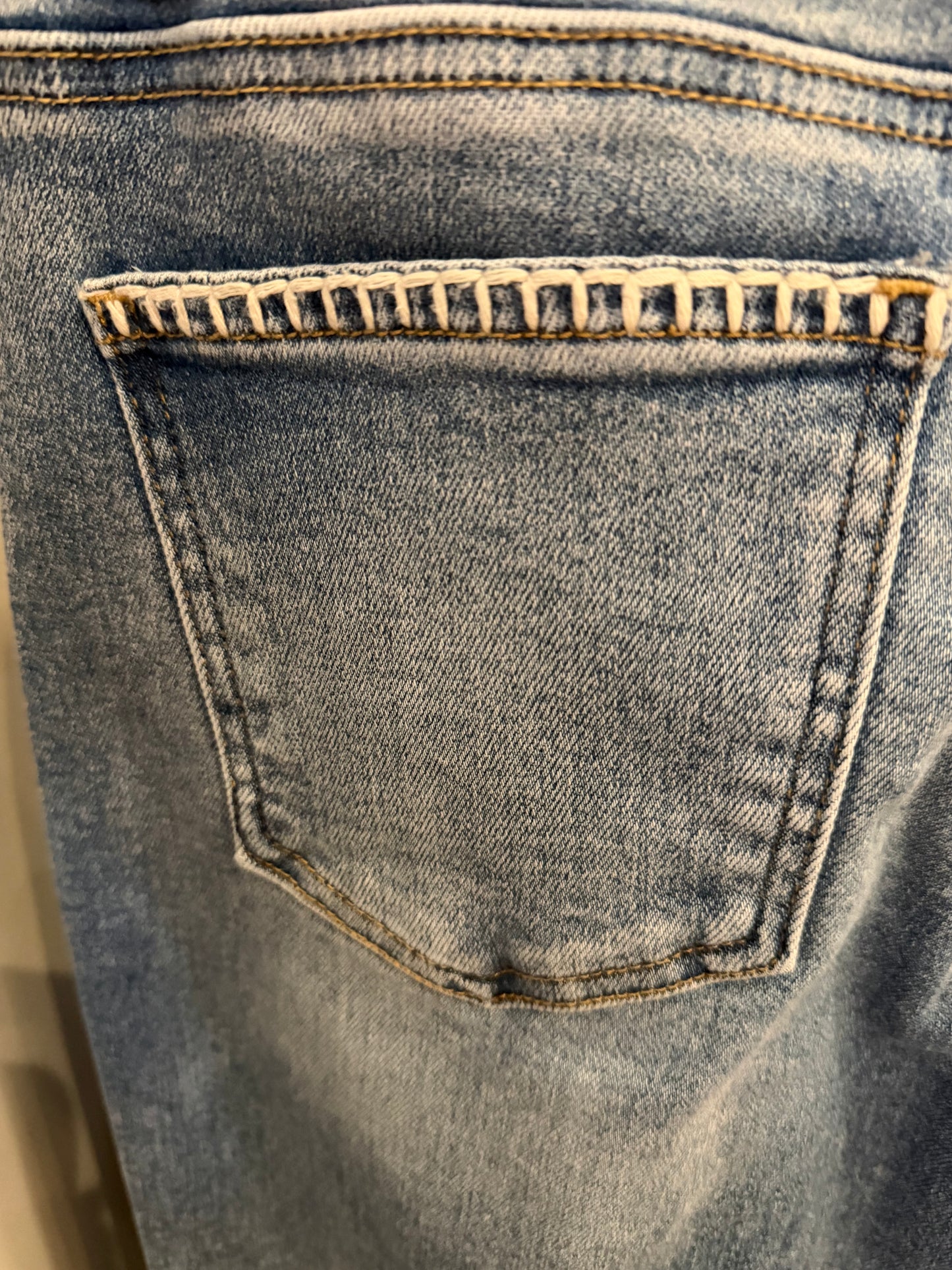 Dana embroidered denim