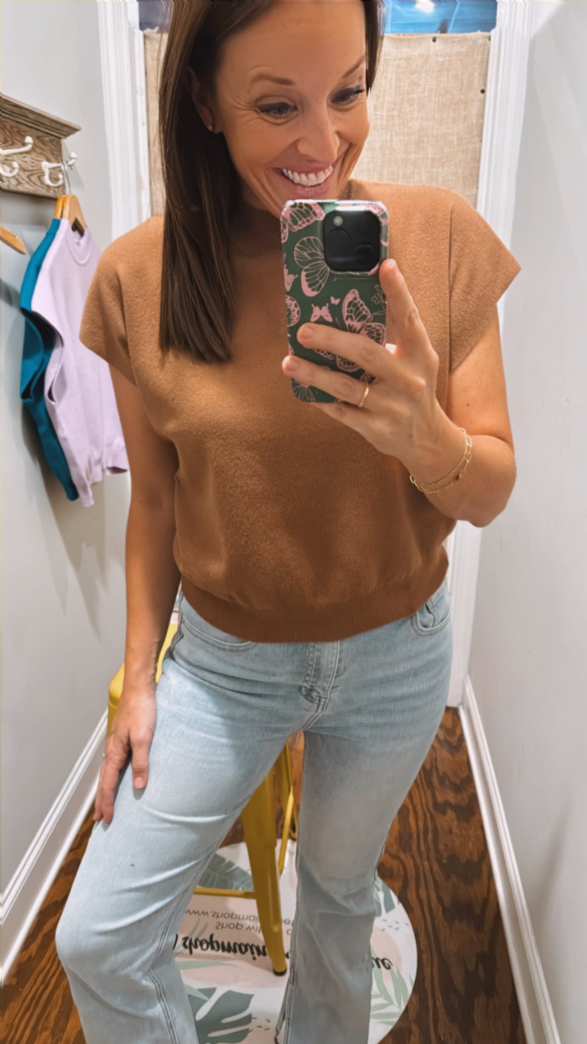 Charlotte Mock neck top